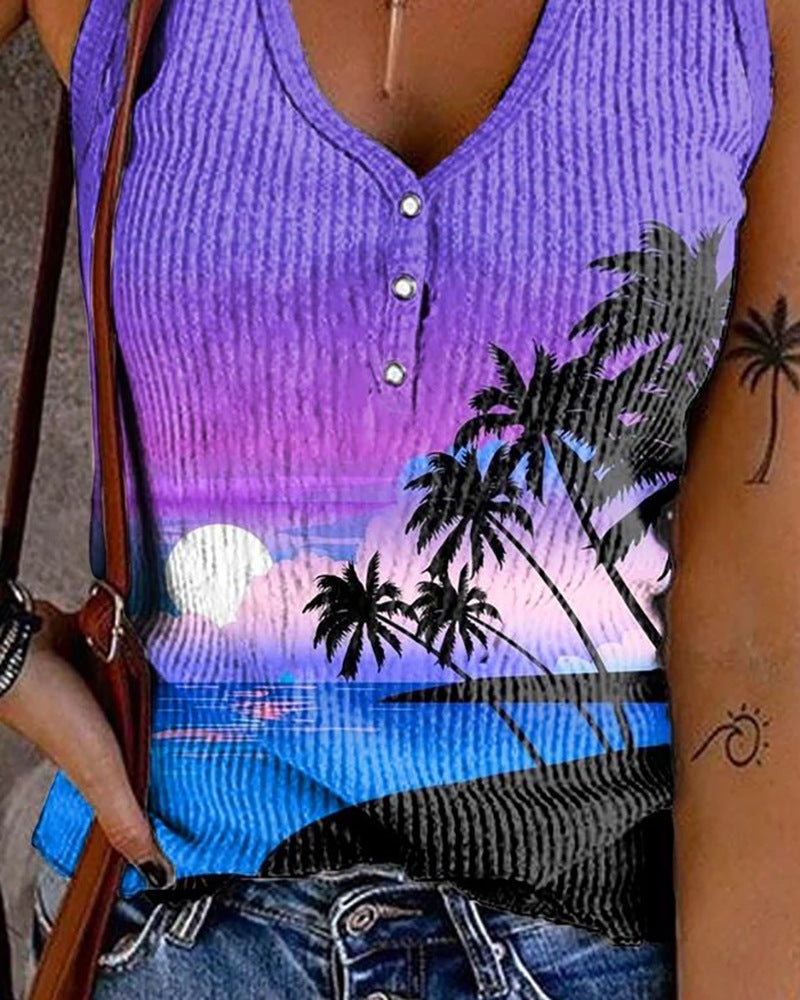 Women's Printed Tank Top