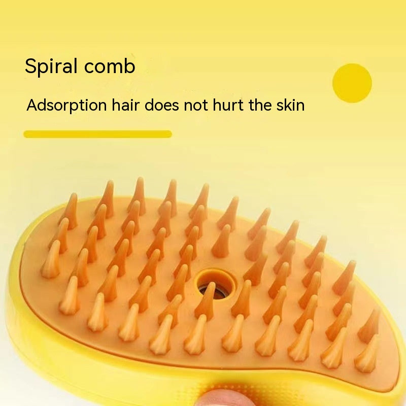 3 In 1 Electric Steam Brush For Grooming And Massage