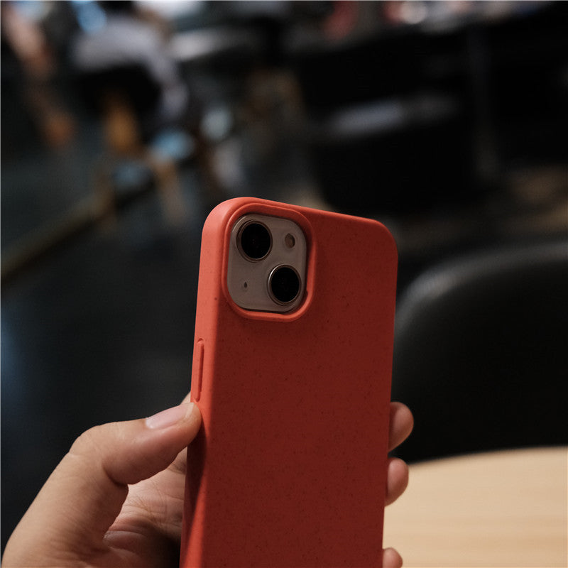 Minimalist Red Protective Case With Smooth Eco?Inspired Texture