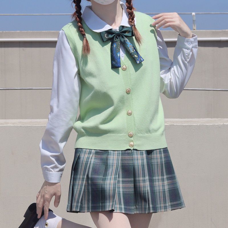 Loose Versatile Basic Knitted Cardigan Vest