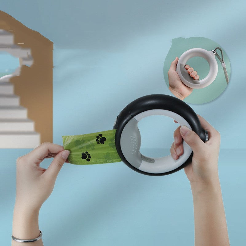 Luminous Automatic Telescopic Dog Leash With Built In Lamp