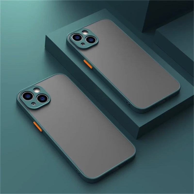 Acrylic Frosted Anti?Drop Phone Case With Fine Hole Design