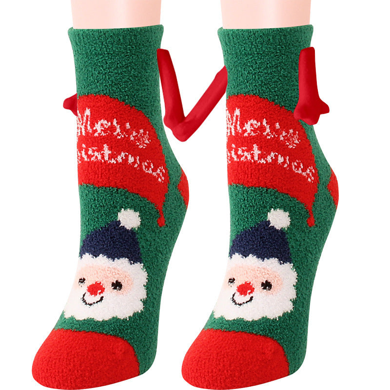 Adorable 3D Soft Fleece Crew Socks with Penguin Designs-Figure 22-Theone Apparel