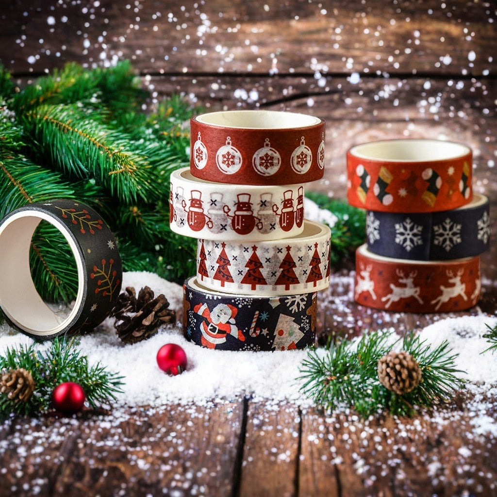 Christmas Themed Washi Tape and Christmas Gift Wrapping Tape-Theone Apparel