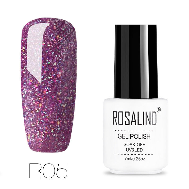 Glittering Stars Sparkly Soak Off Gel Nail Polish-R05-Theone Apparel