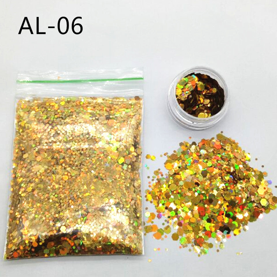 Glittery Sequin Nail Powder for Nail Art and Decoration-Theone Apparel