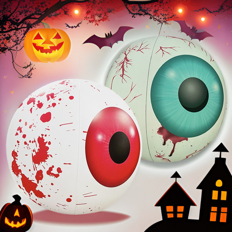 Inflatable PVC Eyeball Decorations with LED Light Inserts-Theone Apparel