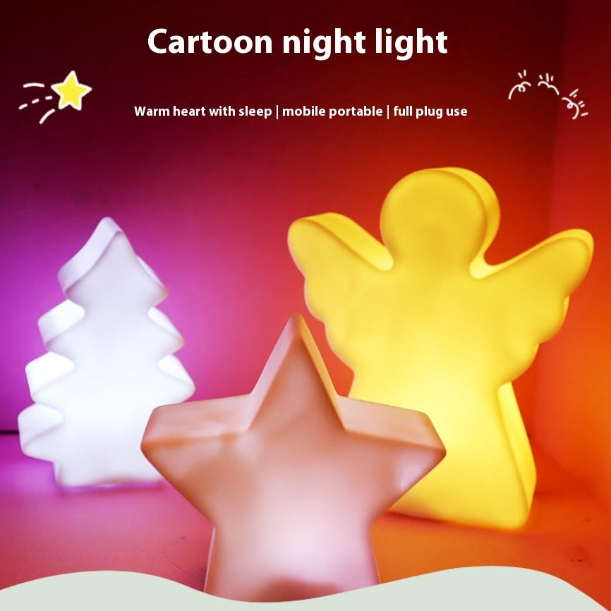 Minimalist Color-Changing LED Battery-Operated Light-Up Christmas Decoration in Assorted Styles-Theone Apparel