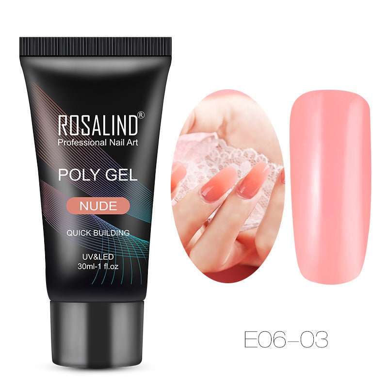 Nail Extension Poly Gel in Neutral Nude Shades-Style 3-Theone Apparel