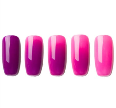Ombre Color Short Blunt Coffin Nails in Various Colors-Color 13-Theone Apparel
