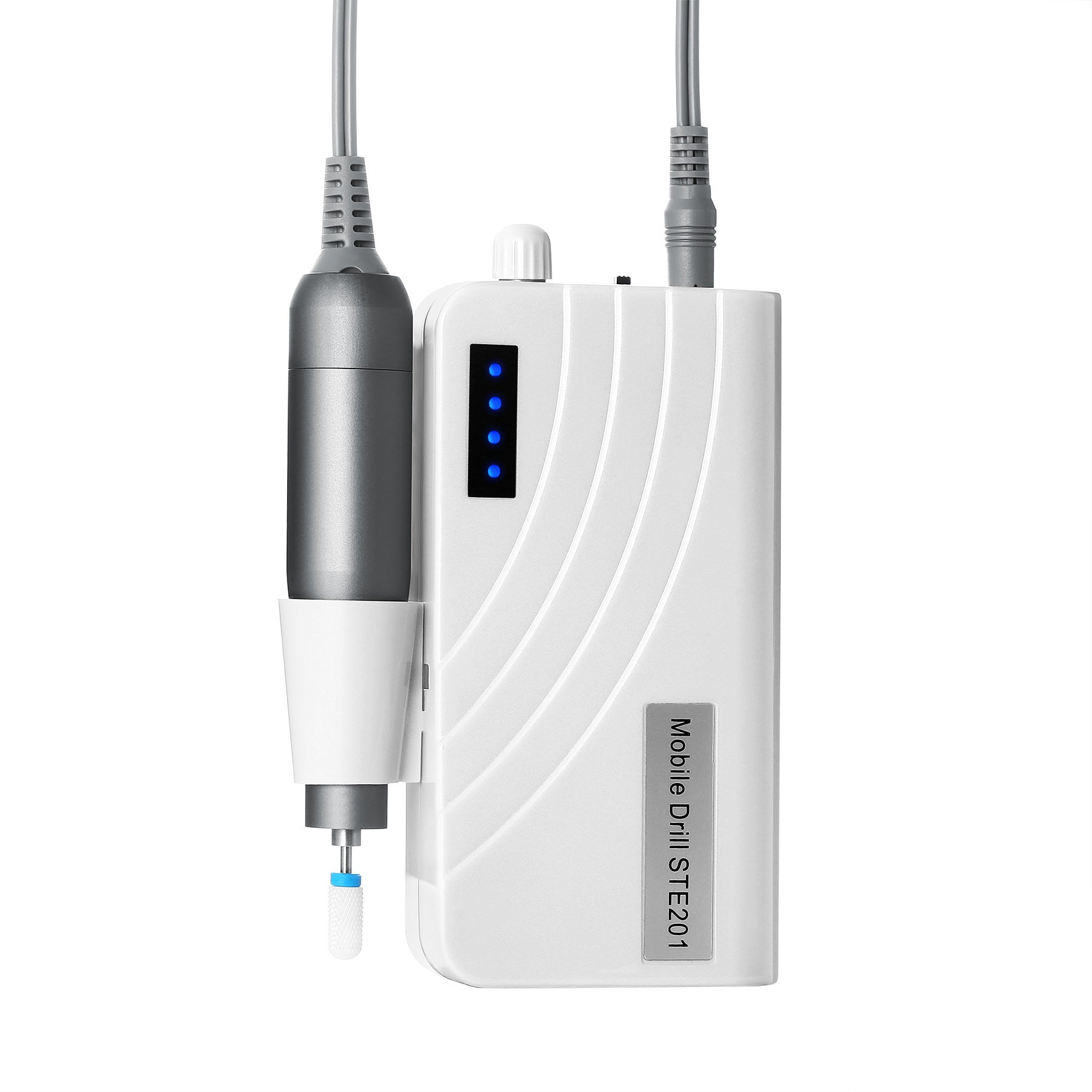 Rechargeable Salon Quality Nail Shaper and Buffer Pen-White-Theone Apparel