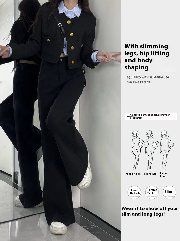 Stretch High-Waisted Slight Flare Jeans for Women-Theone Apparel