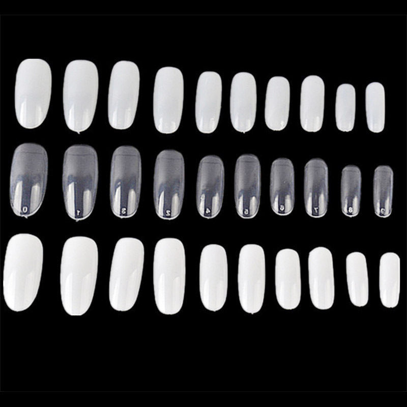 Transparent Round Nail Base for DIY Nails 500 Pieces-Theone Apparel