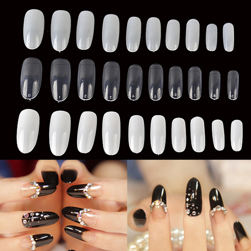 Transparent Round Nail Base for DIY Nails 500 Pieces-Theone Apparel