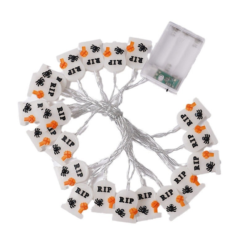 Whimsical Pumpkin Patch Orange String Lights for Halloween-Theone Apparel