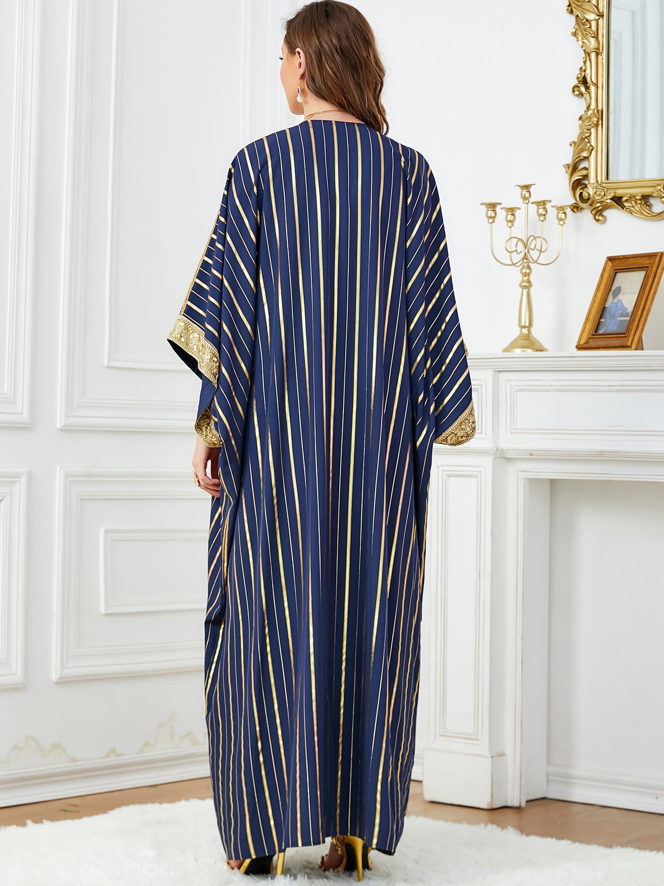 long sleeve poncho dress FLMEI Women's Crewneck Dress Cape Sleeve Poncho Dresses Summer Loose Knee  Length Sundress for Womens S-XXXL