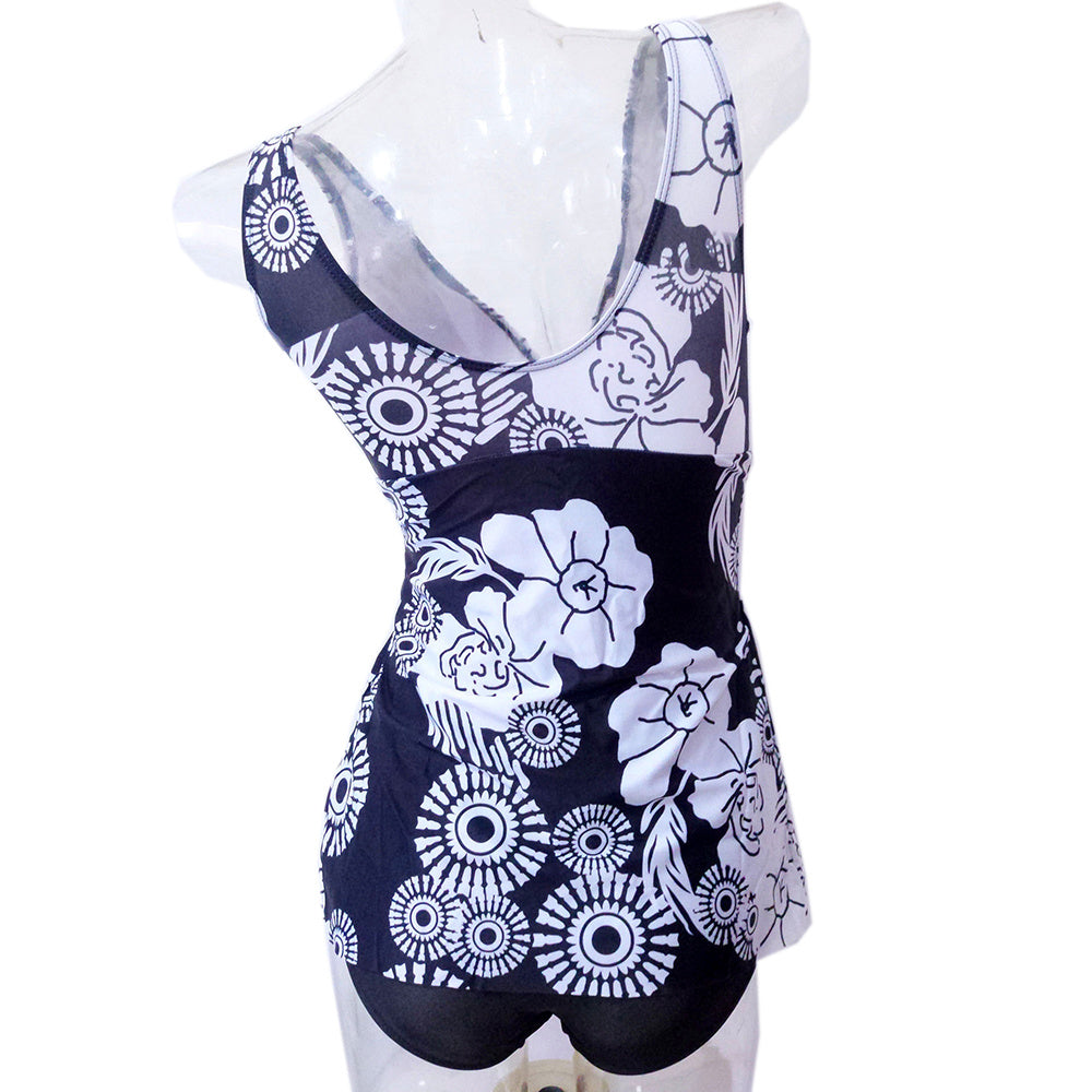 Women's One Piece Swimsuit With Flowy Fabric-Theone Apparel