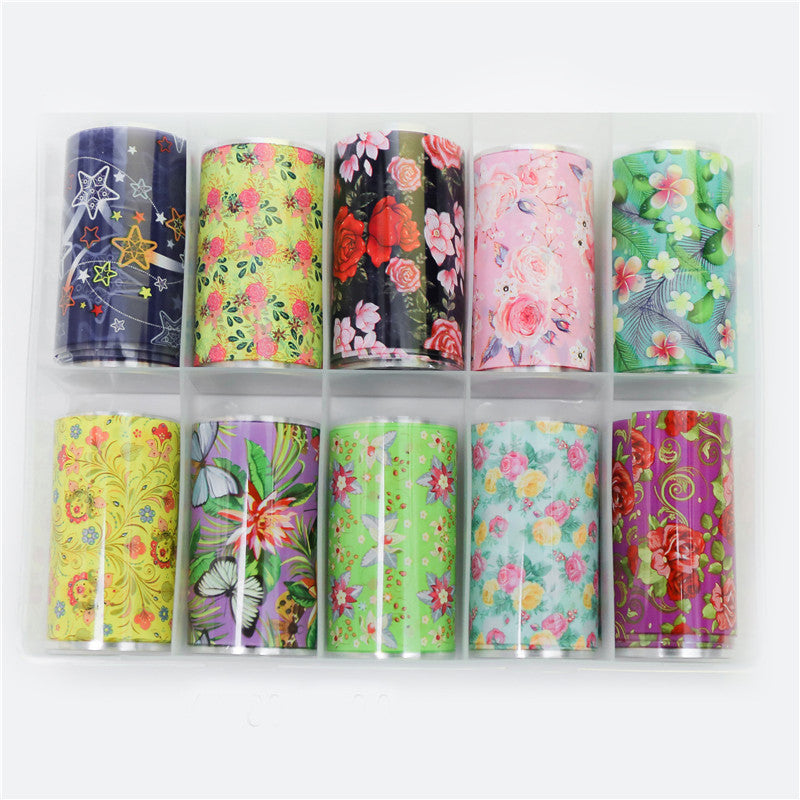 Women's Transfer Paper Floral and Geomtric Design Set-5 Style-Theone Apparel