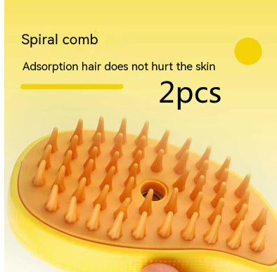 3 In 1 Electric Steam Brush For Grooming And Massage