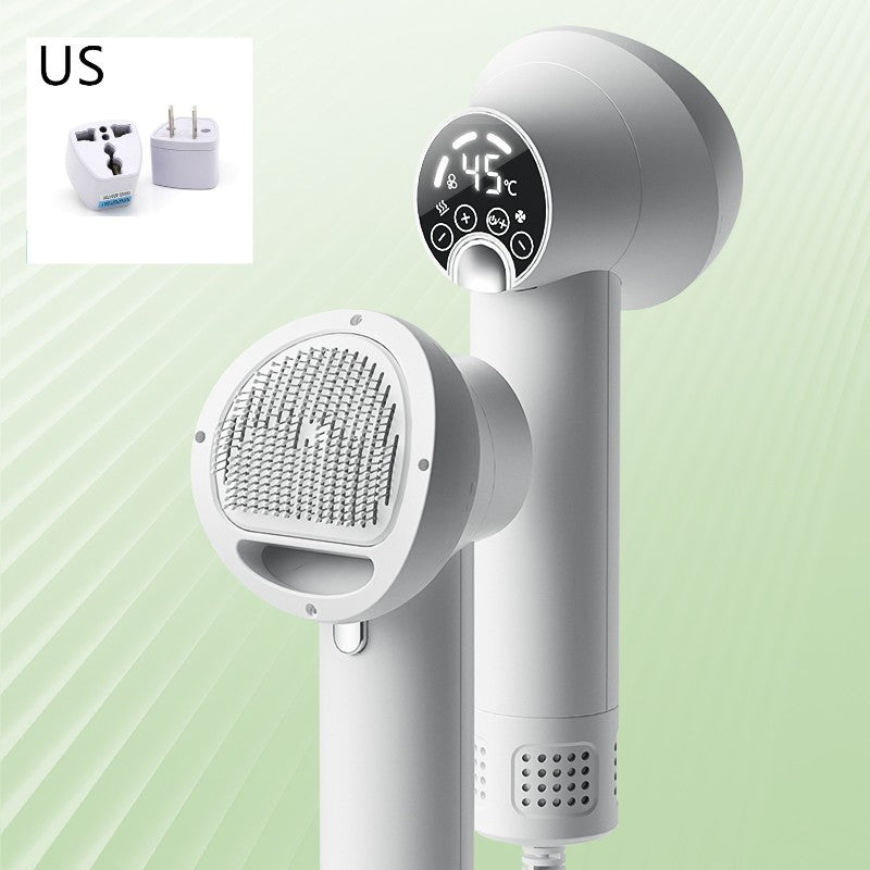 Smart Silent Pet Hair Dryer With Grooming Comb