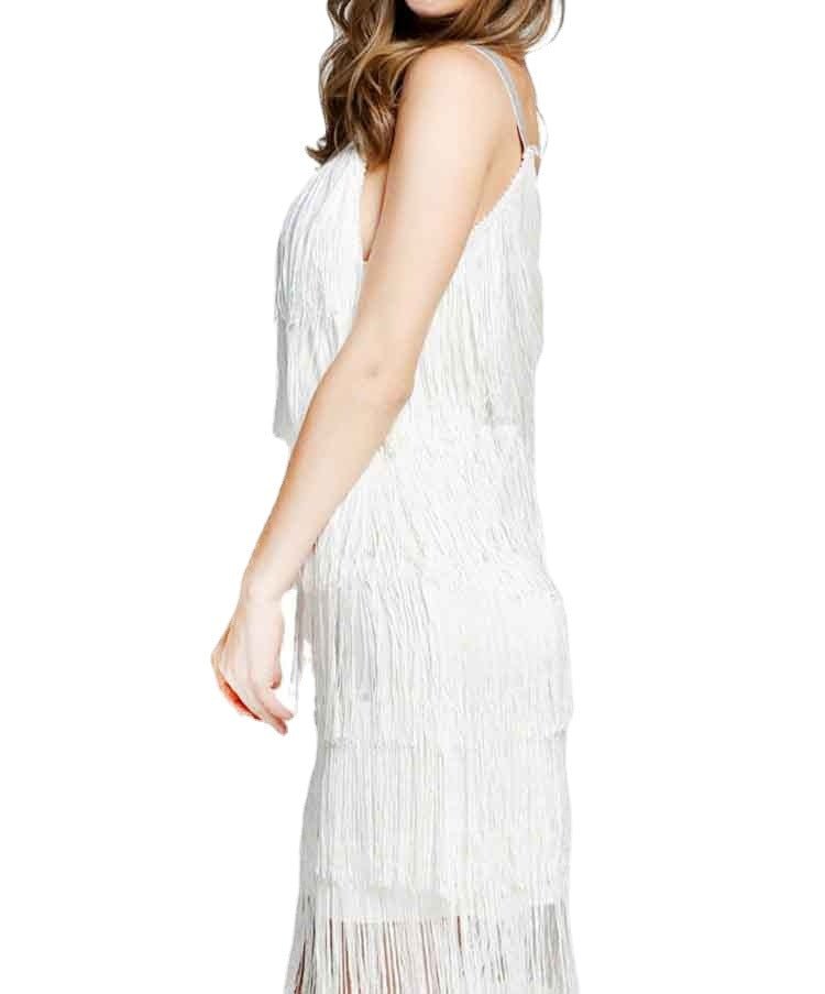 midi flapper dress 1920s Inspired Flapper Midi Dress