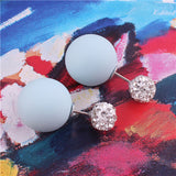 Pastel Sphere Double Sided Earrings