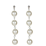 Tiered Faux Pearl Drop Earrings