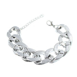 Thick Chain Link Metal Bracelet