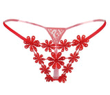 Flowers Front G String Panty