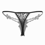 Embroidered Flower Thong Panty - Theone Apparel