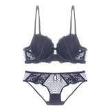 Sexy Shell Cup Lace Bra and Panty Set