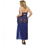 Plus Size Elegant Floor Length Lace Dress