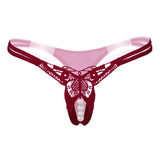 Double Band Butterfly Pearl Thong - Theone Apparel
