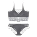 Fancy lace Bralette Top and Panty Set