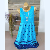 Lacy Dots Strapless Summer Dress