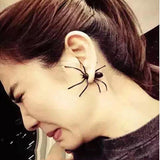 Spooky Spider Front to Back Earrings