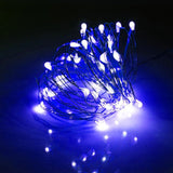 Luzes alimentadas por bateria de fio de cobre LED