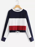 Red White and Blue Nautical Sweater