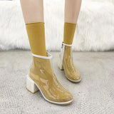 Transparent Clear View Fashion Boots