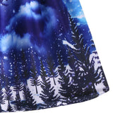 Christmas Night Square Neck Dress - Theone Apparel