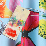 Colorful Butterflies Cami Strap Tankini - Theone Apparel