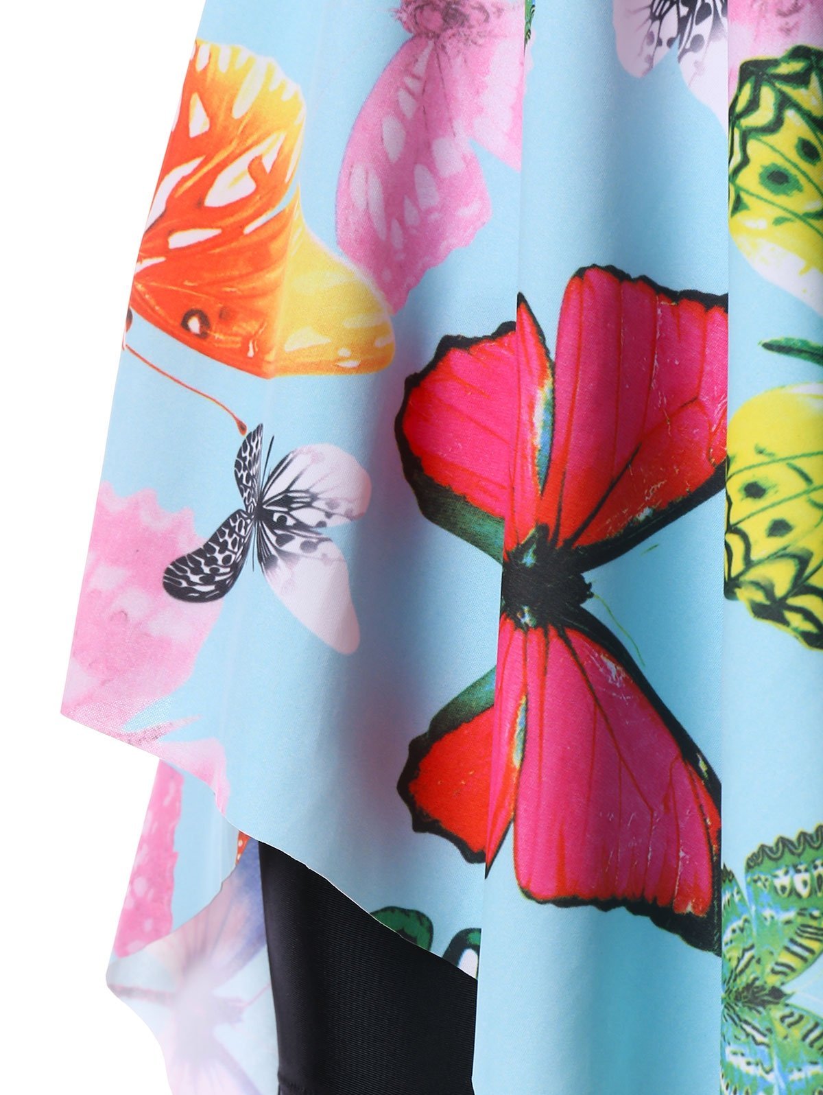 Colorful Butterflies Cami Strap Tankini - Theone Apparel