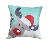 Country Christmas Square Pillow Covers - Theone Apparel