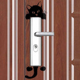 Cute Black Cat Waterproof Room Sticker - Theone Apparel