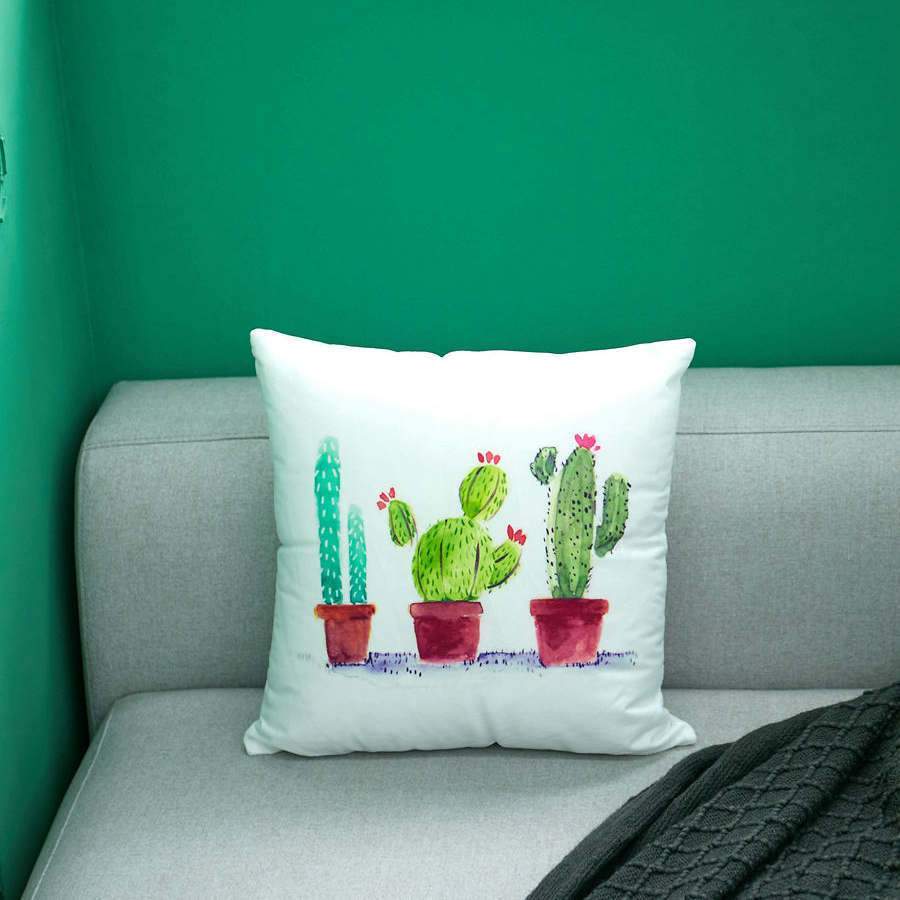Cute Cactus Print Pillow Covers - Theone Apparel