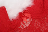 Envy Of Christmas Fury Lace Lingerie - Theone Apparel