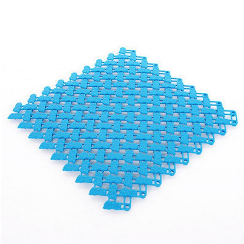 Extra Thick Nonslip Bubble Bath Mat-Bright Blue-Theone Apparel