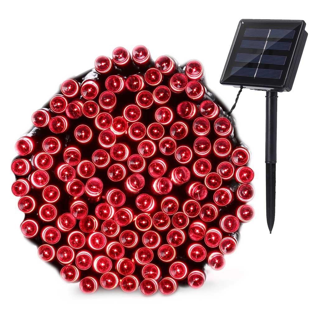 Fairy Decorative Solar Christmas Lights-Red-Theone Apparel
