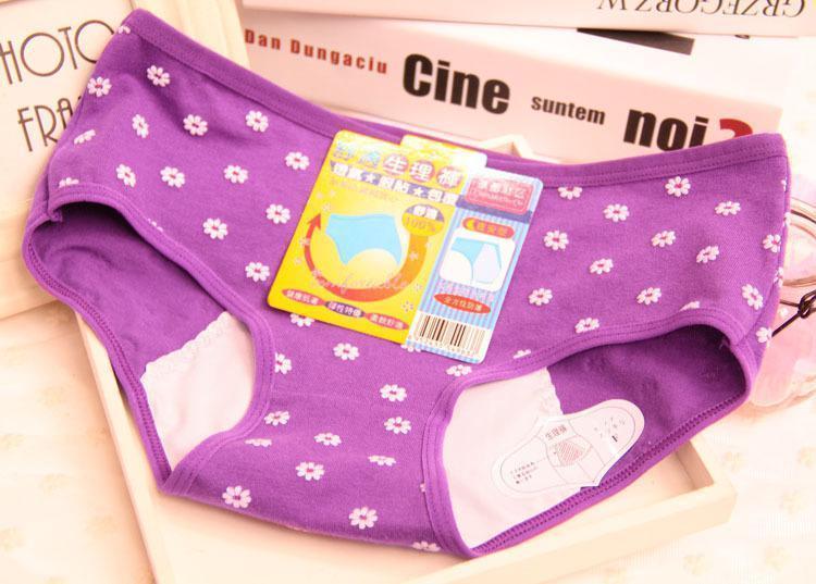 Floral Daisy Delight Hipster Panty-Purple-Theone Apparel