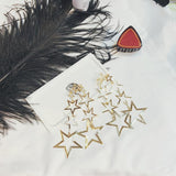 Goldie Star Spectacle Dangler Earrings